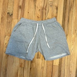Above knee sweat shorts